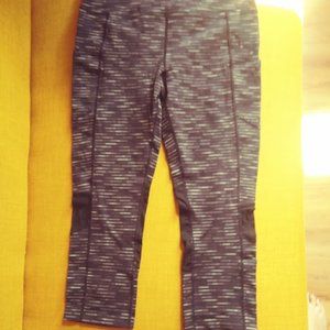 Calvin Klein Performance Wick Black/White Pockets Workout pants Sz Med